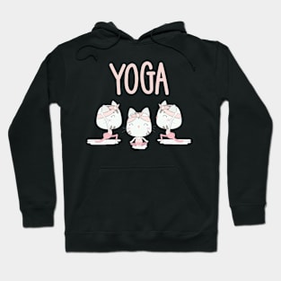 Yoga Cats Cats Yogi Namaste Hoodie